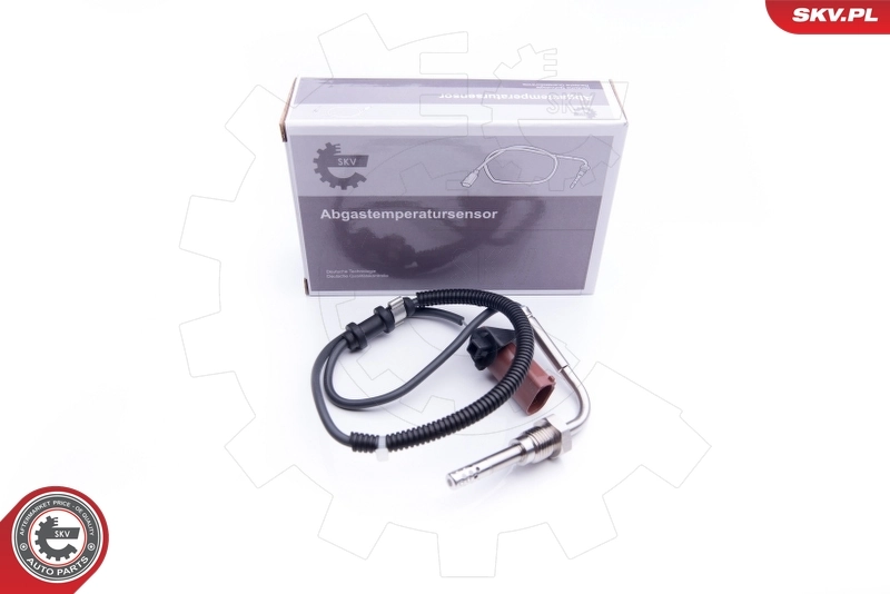 Sensor, exhaust gas temperature